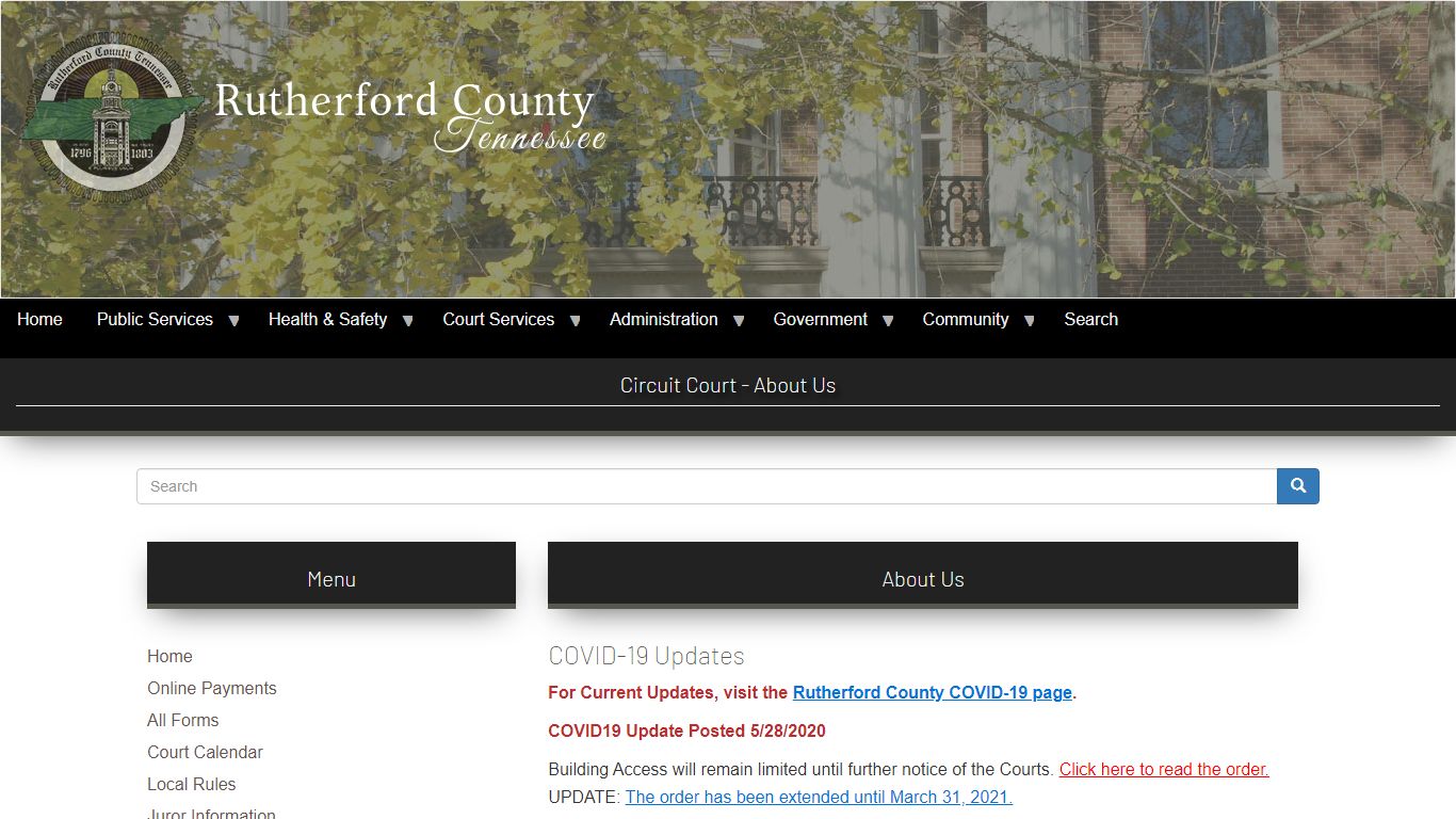 Rutherford County, Tennessee - Circuit Court - About Us